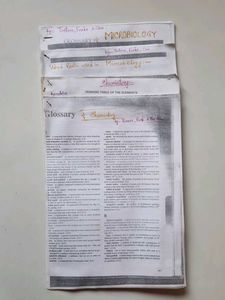 Notes of Chemistry and Microbiology