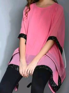 Pink Kaftan Top
