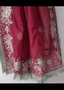 Elegant Embroidered Dress Material