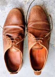 Brown Leather Casual Shoes