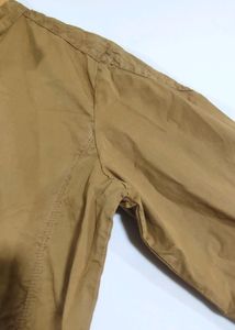 Roadster Men&#39;s  Coffee Brown Cotton Shirt