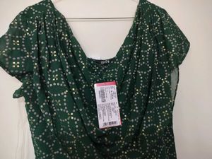 Green Sequin Midi Dress