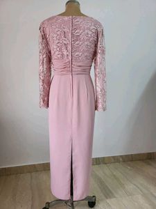 Elegant Pink Maxi Dress