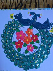 Lippan Peacock Wall Art