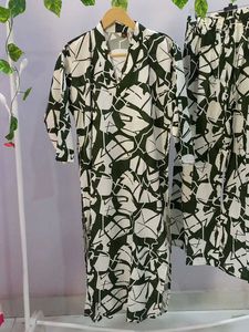 Dark Green Brand New Coord Set
