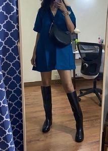Oziss Blue Skater Dress ♥️