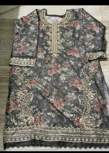 Grey Pakistani Suit