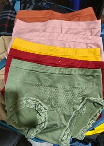 Colorful Seamless Panties - 6 Pack