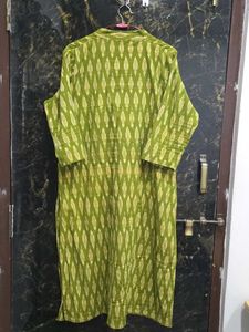Ikkat Cotton Kurta