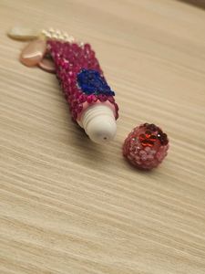 Glamarized Vaseline Lipbalm Charm Keychain