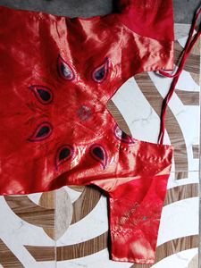 hot red kurta