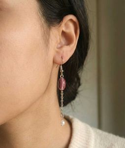 y2k Dainty Pearl Drop Earrings