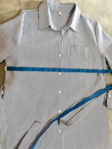 Striped Shirt Dress