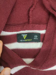 Marron Teamspirit Sweatshirt In Size XS