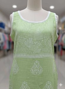 Light green kurti