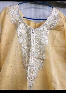 yellow sharara set