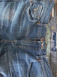 Flying Machine, Premium Denim, Blue Label, Size 34, Slim Tapered Micheal
