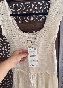 Limited Edition Zara Bohemian Cotton Dress