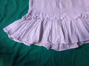 White Tie-Strap Top