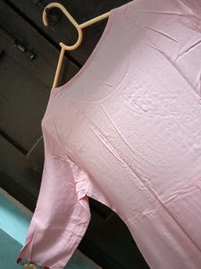 BrandNew Embroidery Pink Anarkali Kurti