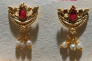 necklace with earrings