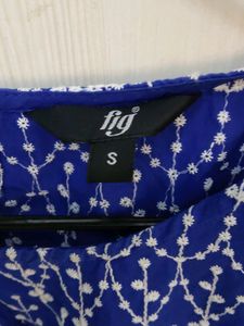 FIG Embroidered Top (Size S)