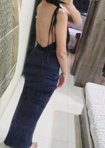 Premium Bodycon Backless Maxi Dress