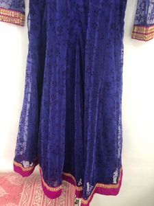 Dark Blue Anarkali