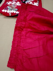 Girls Dress With Plazzo