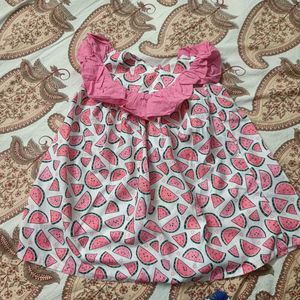 Cute Watermelon Print Dress