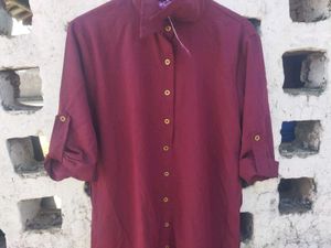 Button-Down Long Shirt