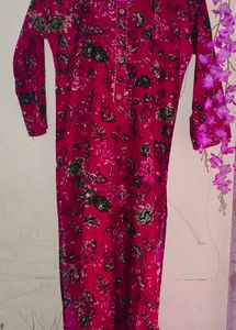Floral Print Kurta