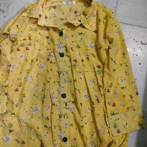Floral Yellow Top