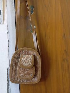 Woven Crossbody Bag