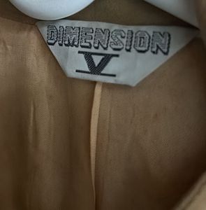 Vintage Tan Velvet Blazer