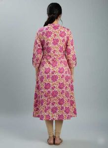 Floral Print Kurta