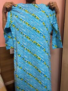 Women Saavan Leheriya Jaipuri Kurta Set