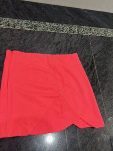 Neon Orange Skirt