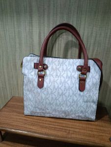 Michael Kors Hamilton MK Logo Satchel Bag