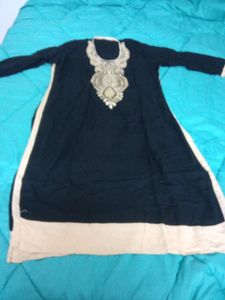 🆕 Black Attractive Kurti XXL Size