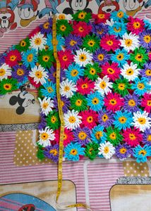 Floral Crochet Colorful Jacket