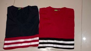Stylish Color Block T-Shirt