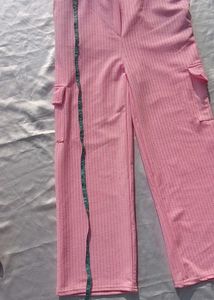 Pink Cargo Pants