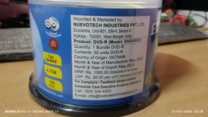 Frontech DVD-R 4.7GB Storage
