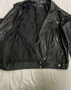 black leather jacket for women