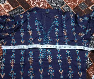 BLUE STRAIGHT KURTI 💙