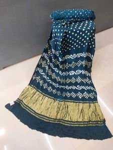 Gaji Silk Bandhani Saree 🥻 😍