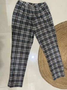 Checkered Casual Pants Combo