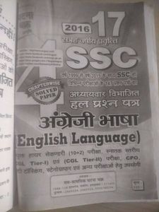 SSC English Language Solved Papers From 1999-2015
