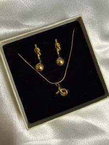 Knot Your Type Necklace & Earring Set